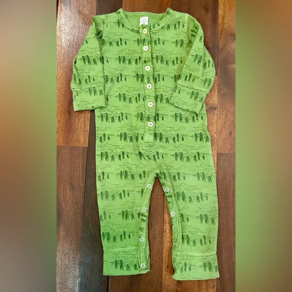 Kate Quinn green one piece 12-18months